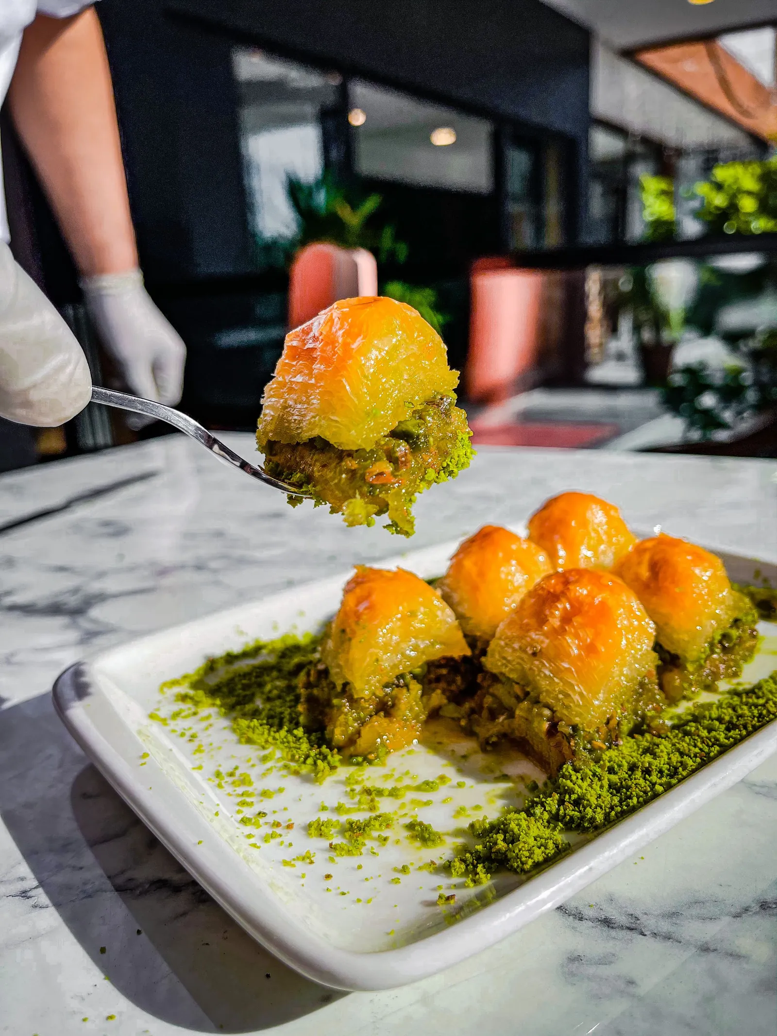 Pistachio baklava